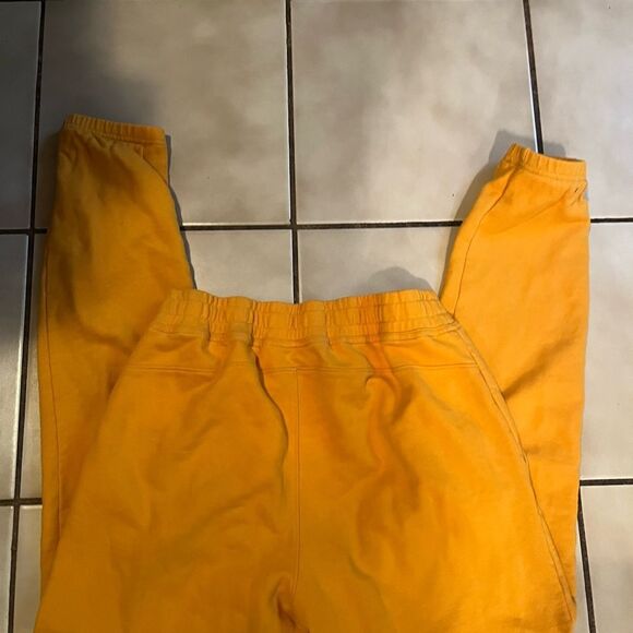 Outdoor Voices Yellow Joggers Relaxed Fit Durable Fabric - Picture 4 of 4